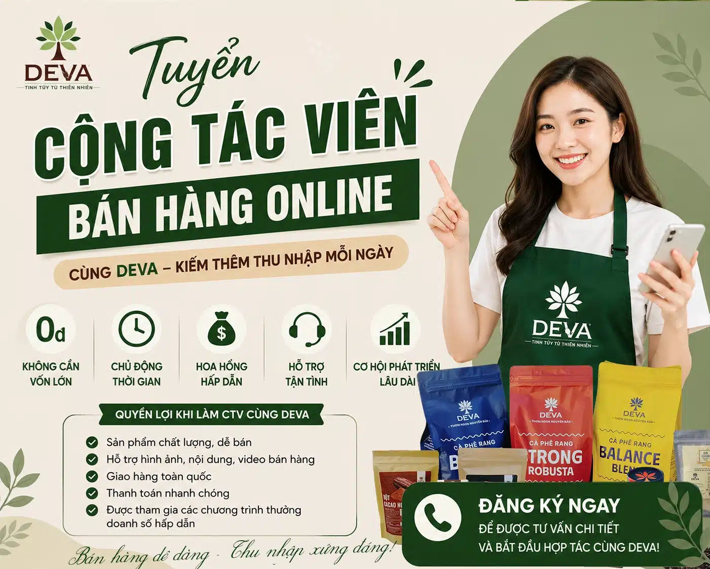 Tuyển Cộng Tác Viên Deva