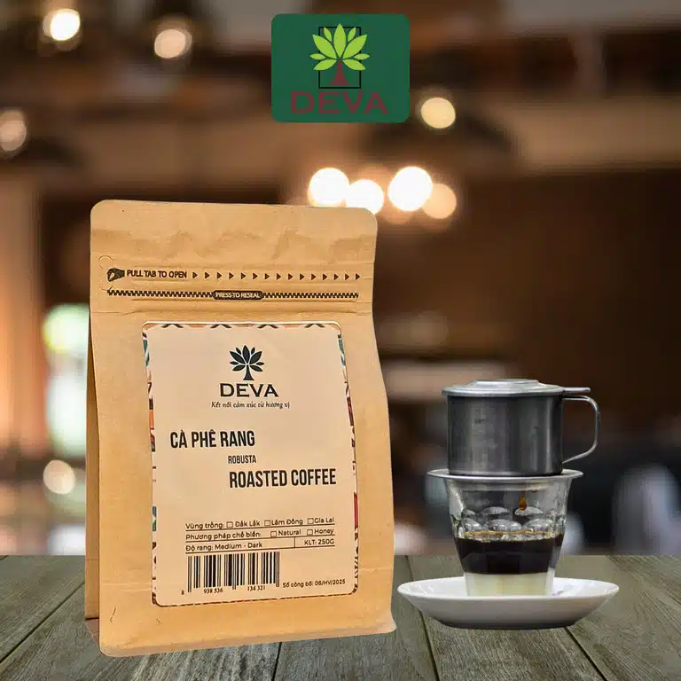 cà phê sạch robusta 250gr nguyên chất 3 cafe sạch robusta 250gr rang mộc nguyên chất